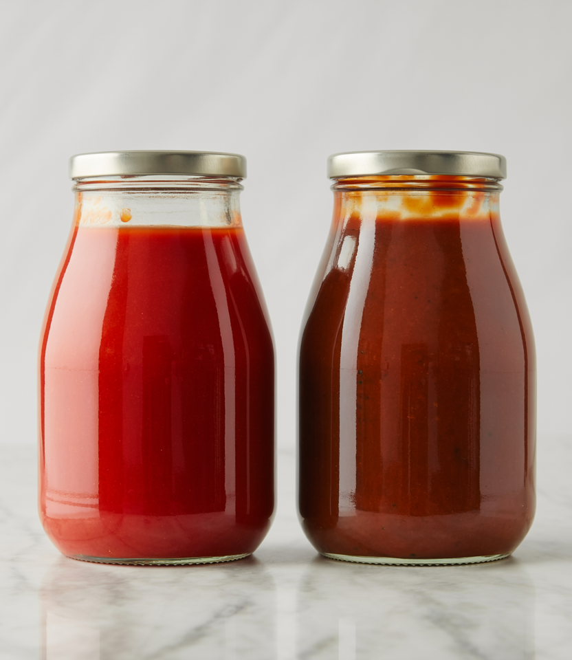 Different Lycopene between  the tomato paste 