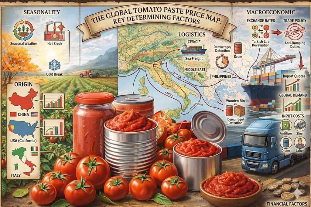 The effect key of tomato paste