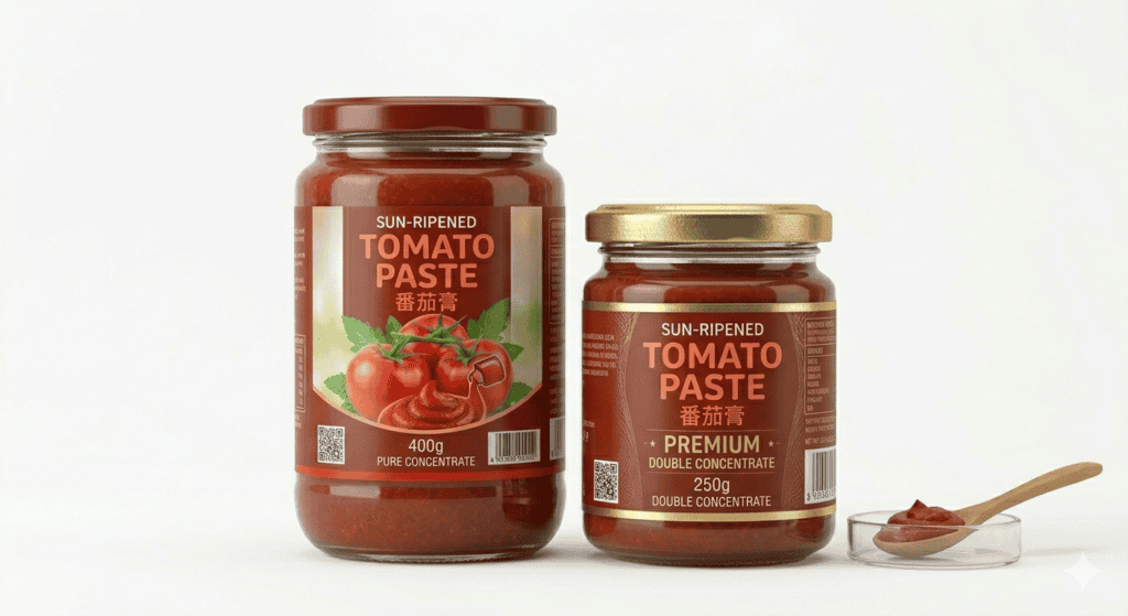 tomato paste Glass Jar Packaging