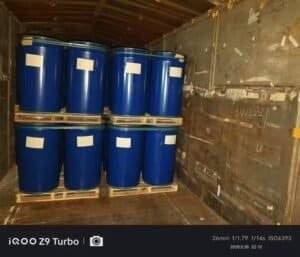 Loading the port of drum tomato paste