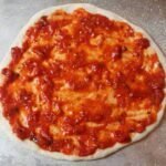 pizza and tomato sauce